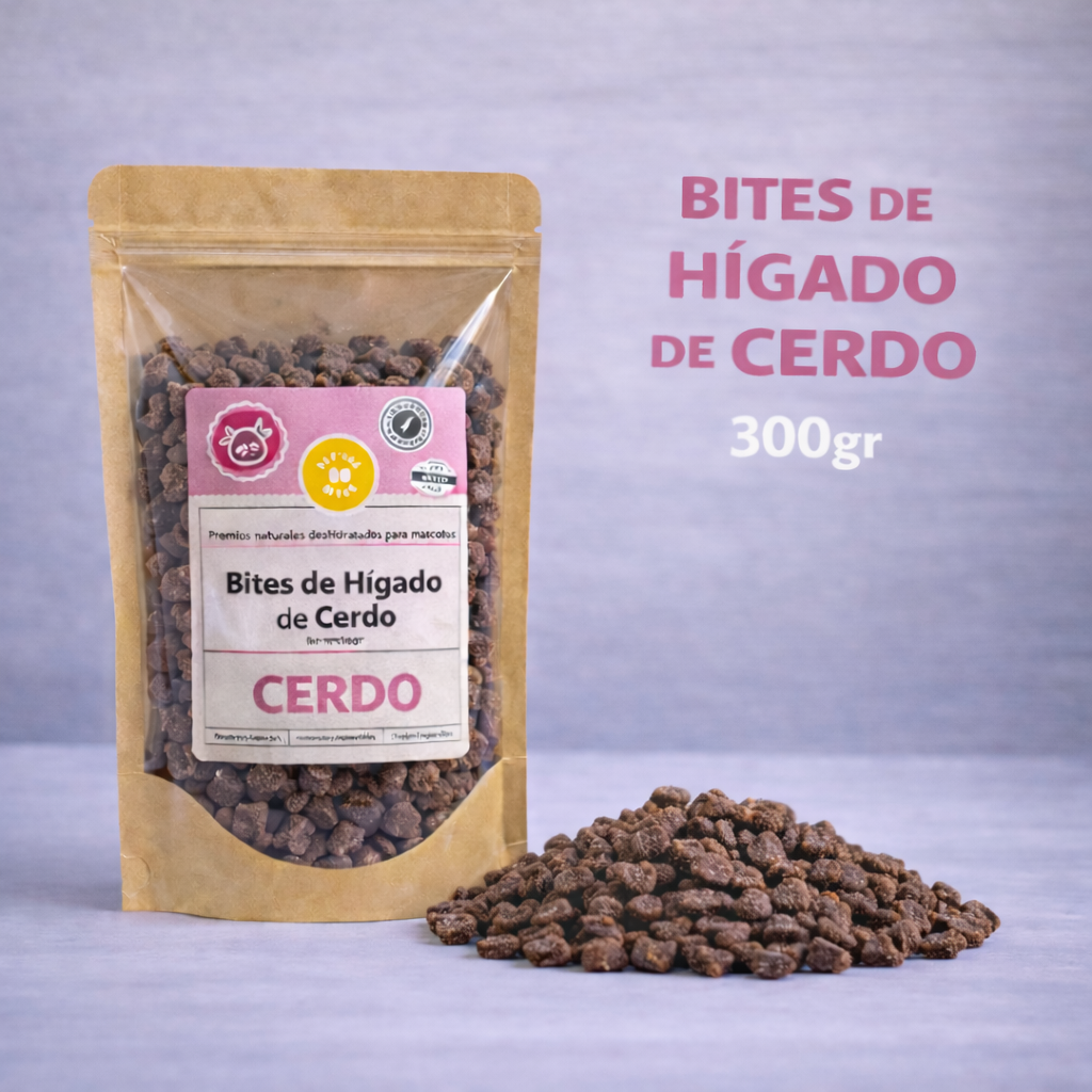 Bites de hígado de cerdo - 300gr