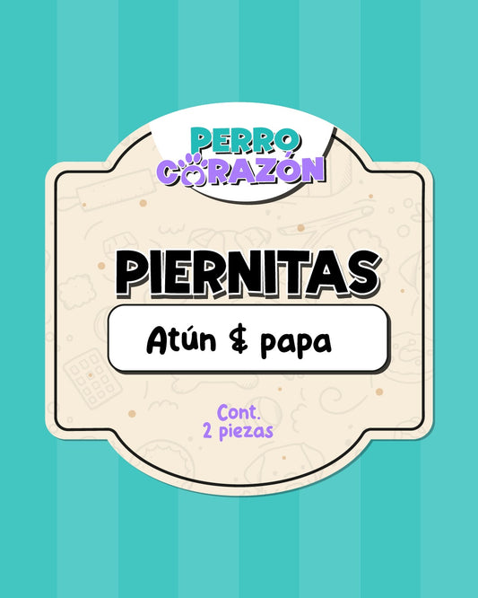 PIERNITAS ATÚN CON PAPA / 2PZAS