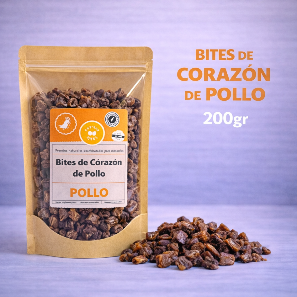 Bites de corazon de pollo - 200gr
