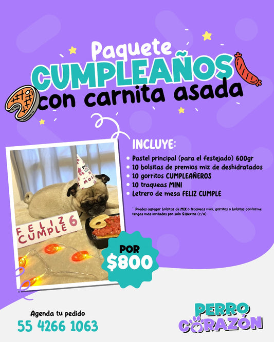 CUMPLEAÑOS CON CARNITA ASADA / GDE