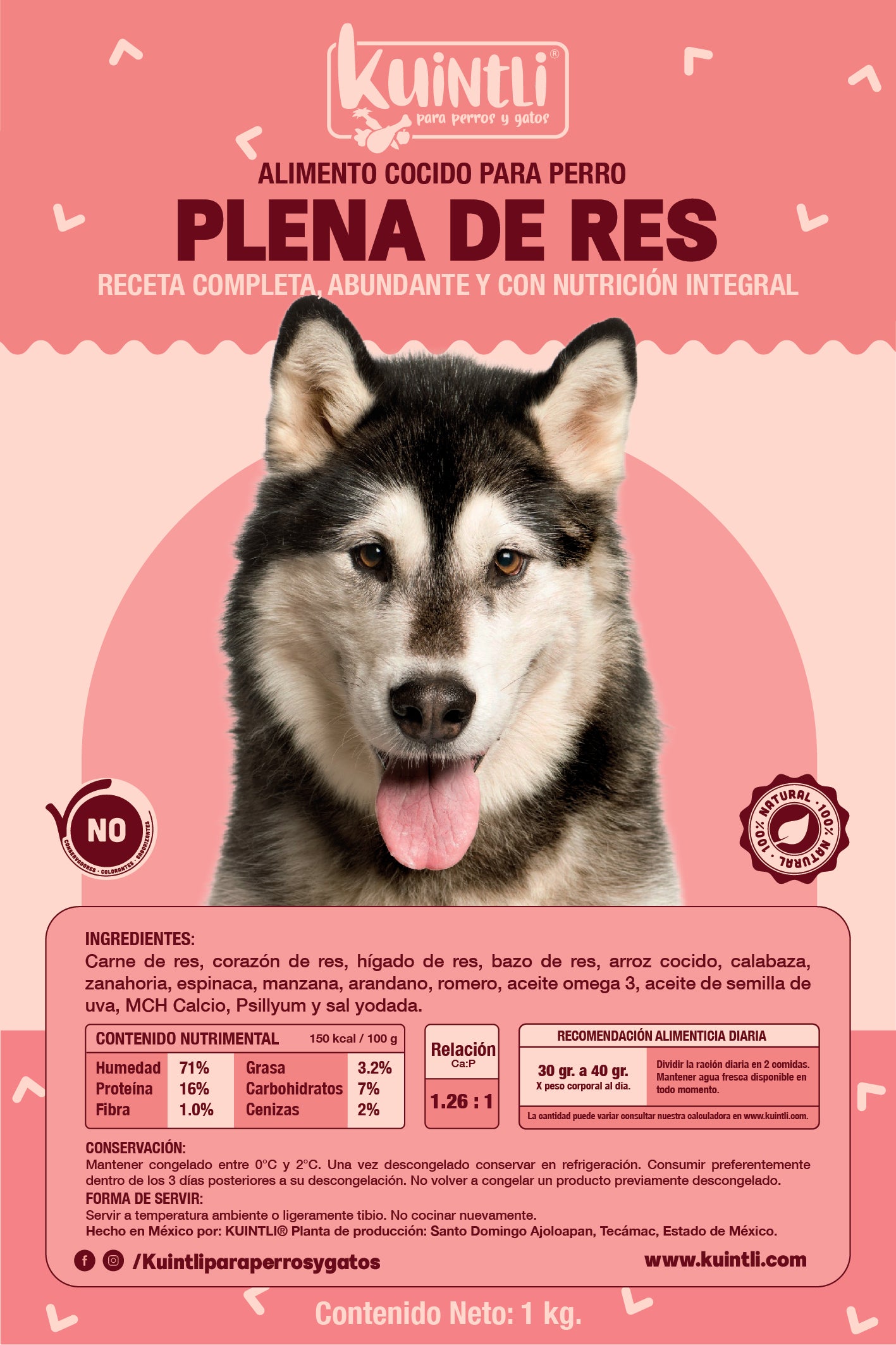 Plena de res - PACK 10KG (10bolsas de 1kg)