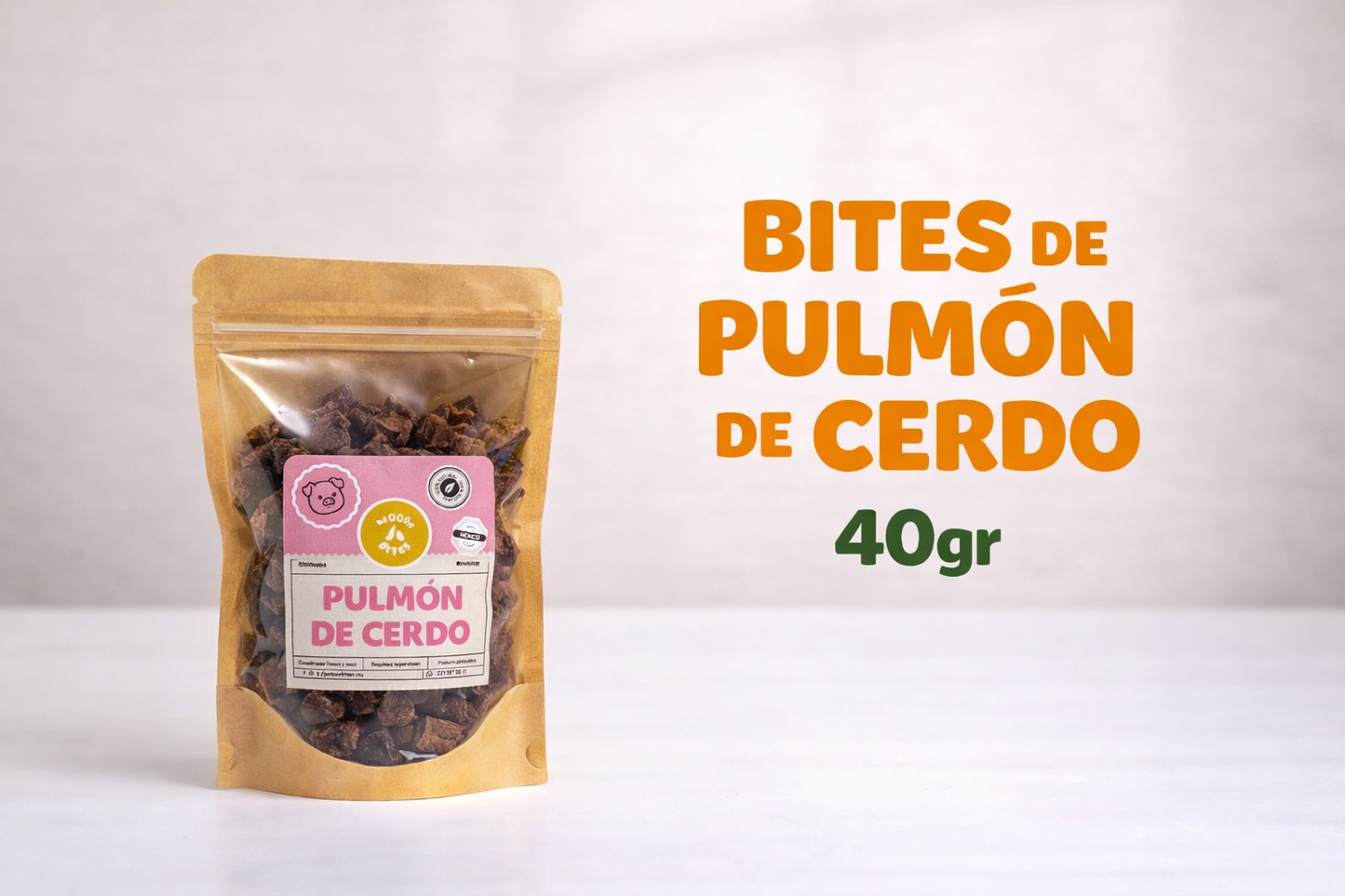 Bites de pulmón de cerdo - 40gr